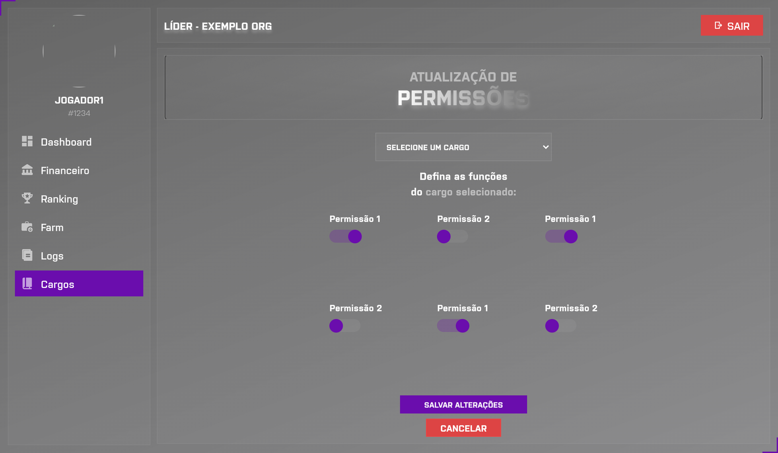 1 mês / TBS Group Manager — Painel de Organizações com Financeiro, Farm, Craft e Ranking - Imagem 3
