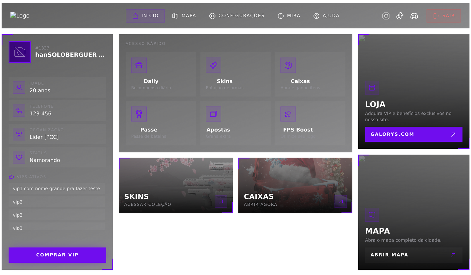 1 mês / TBS Pause Menu — Menu de Pausa Customizado com Rankings, Loja e Acesso Rápido - Imagem 3