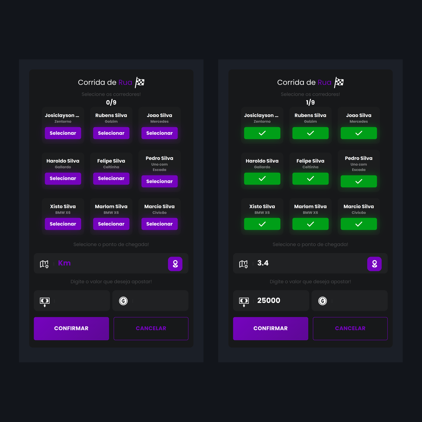 1 mês / TBS Race — Sistema de Rachas com Aposta, Convite e Leaderboard em Tempo Real - Imagem 2