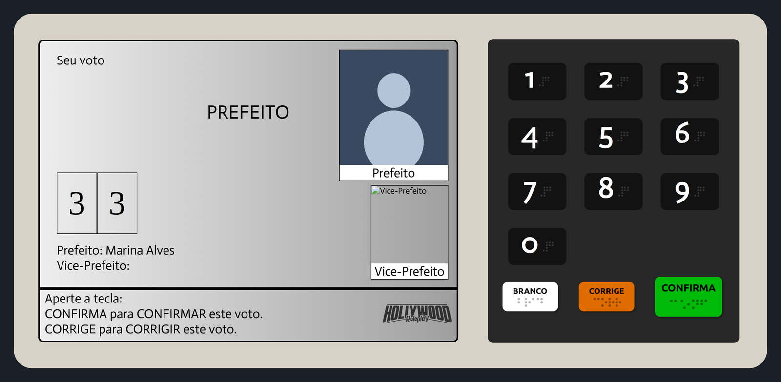 1 mês / TBS Urna — Sistema de Eleição com Urna Eletrônica no Estilo Brasileiro - Imagem 3